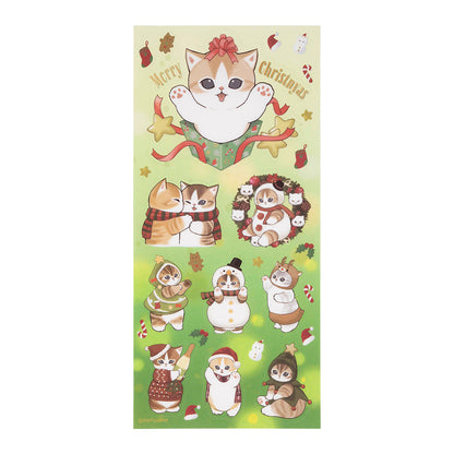 mofusand Cupid & Angel Clear Sticker (Merry Christmas)