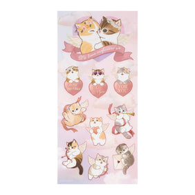 mofusand Cupid & Angel Clear Sticker (Cupid & Angel)