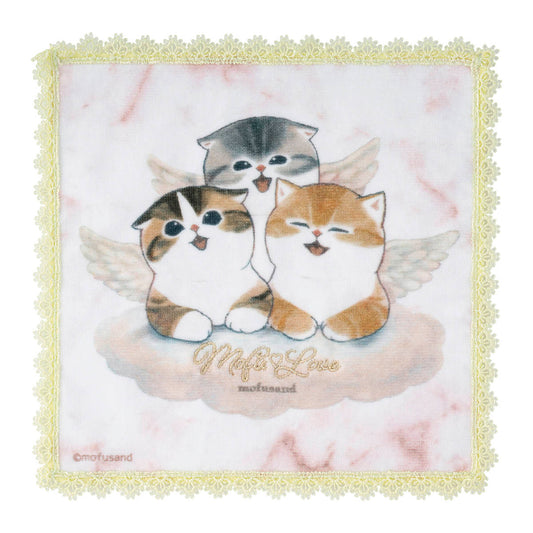 mofusand Cupid & Angel Lace Hand Towel (Best Meow Friends)