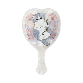 mofusand Cupid & Angel Acrylic Mini Mirror (Cupid Meow)