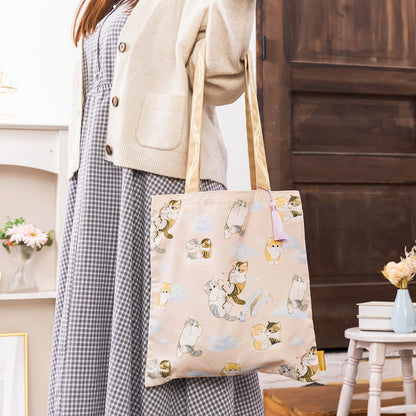 mofusand Cupid & Angel Tote with Tassel (Full of Meows)