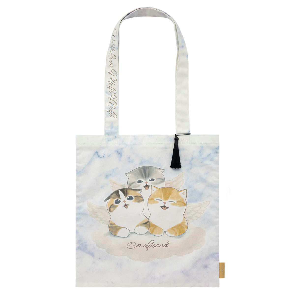 mofusand Cupid & Angel Tote with Tassel (Best Meow Friends)