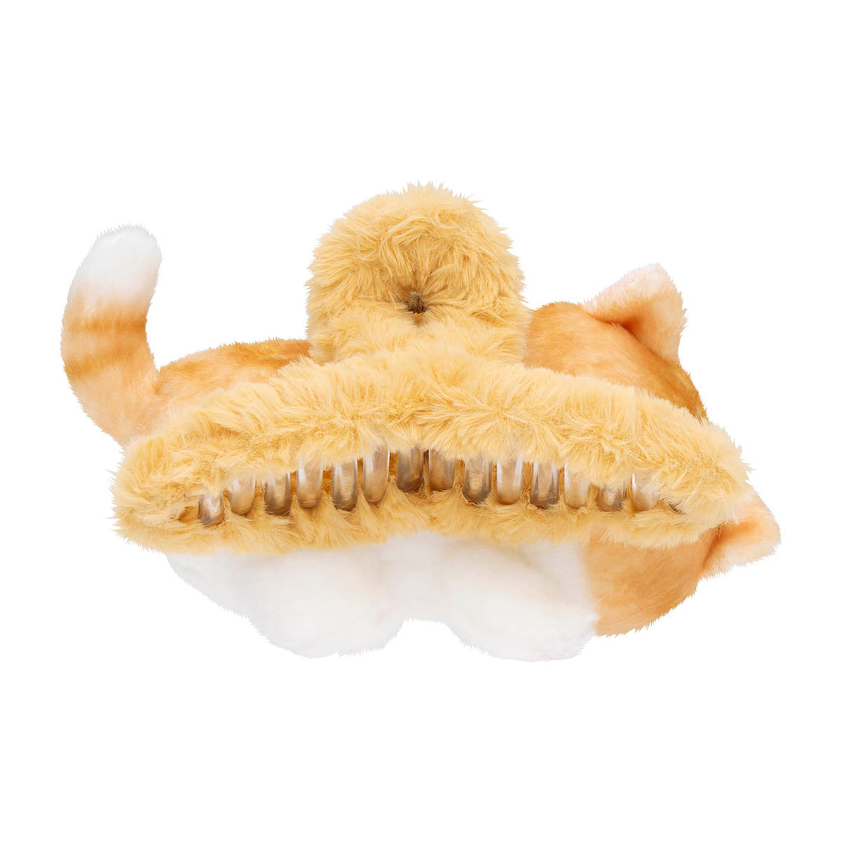 mofusand Plush Hair Clip (Brown & White)