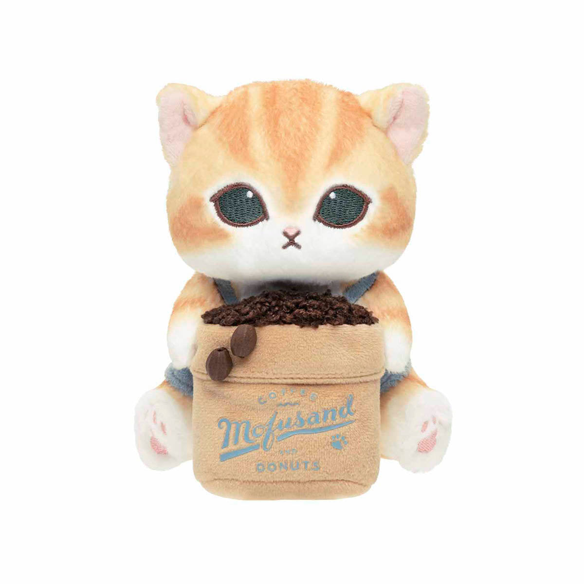 mofusand COFFEE AND DONUTS Desktop Hanging Plush (Coffee Beans)