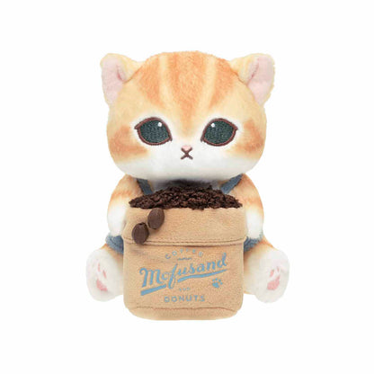 mofusand COFFEE AND DONUTS Desktop Hanging Plush (Coffee Beans)