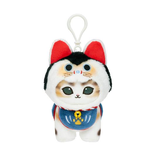 mofusand Lucky Meow Mascot Keychain (Inuhariko)
