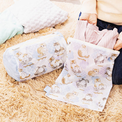 mofusand 喜慶貓 洗衣網（筒型）