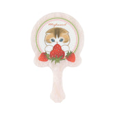 mofusand MERCI STRAWBERRY アクリルミニハンドミラー(ピンク)