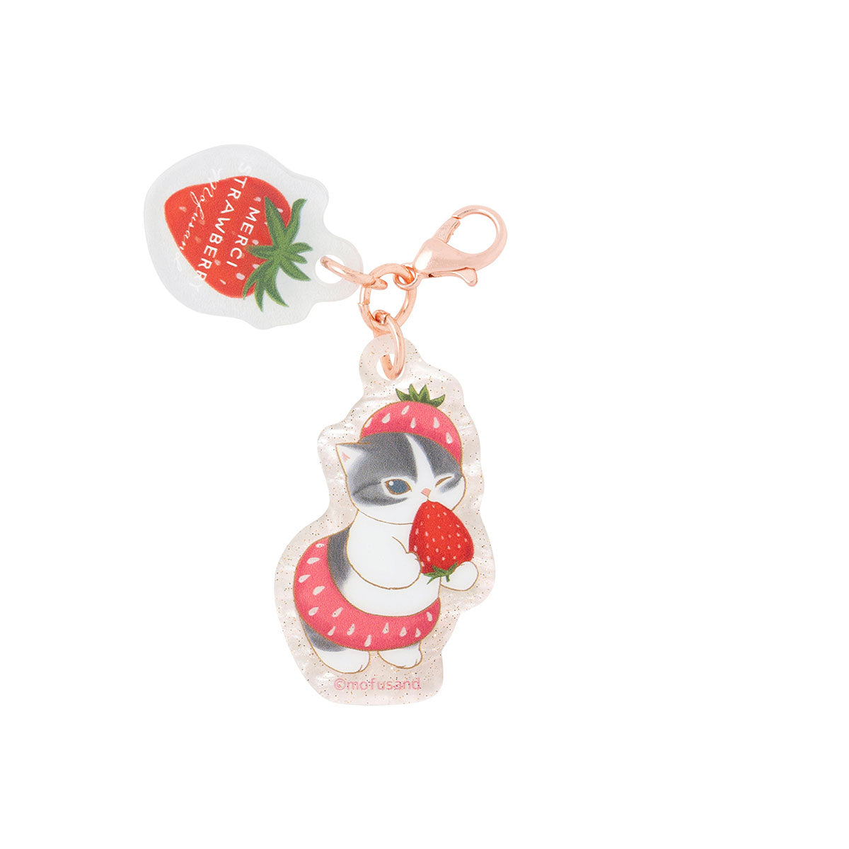 mofusand MERCI STRAWBERRY トレーディングミニアクリルチャーム(全8種