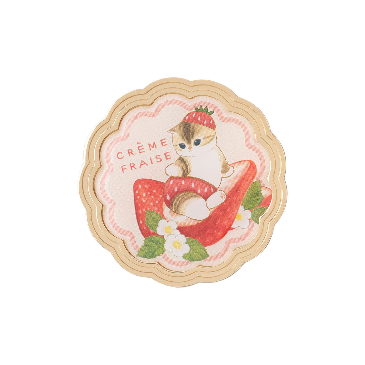 mofusand MERCI STRAWBERRY Trading Mini Metal Badge (All 6 Types