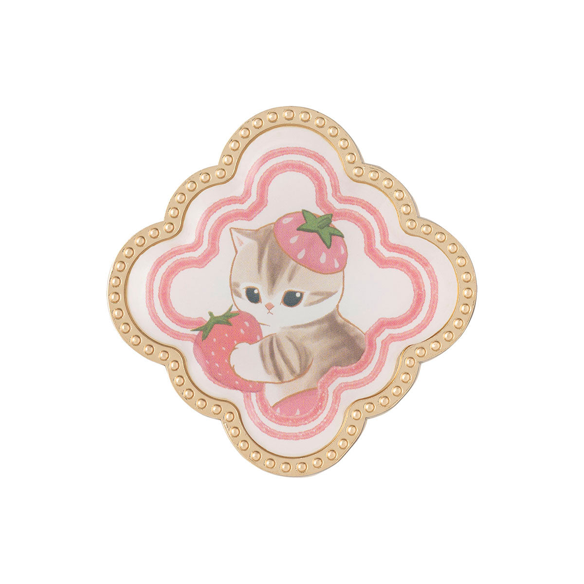 mofusand MERCI STRAWBERRY ミニメタルバッジ モフサンド mofusand MERCI STRAWBERRY トレーディングミニメタルバッジ(全6種