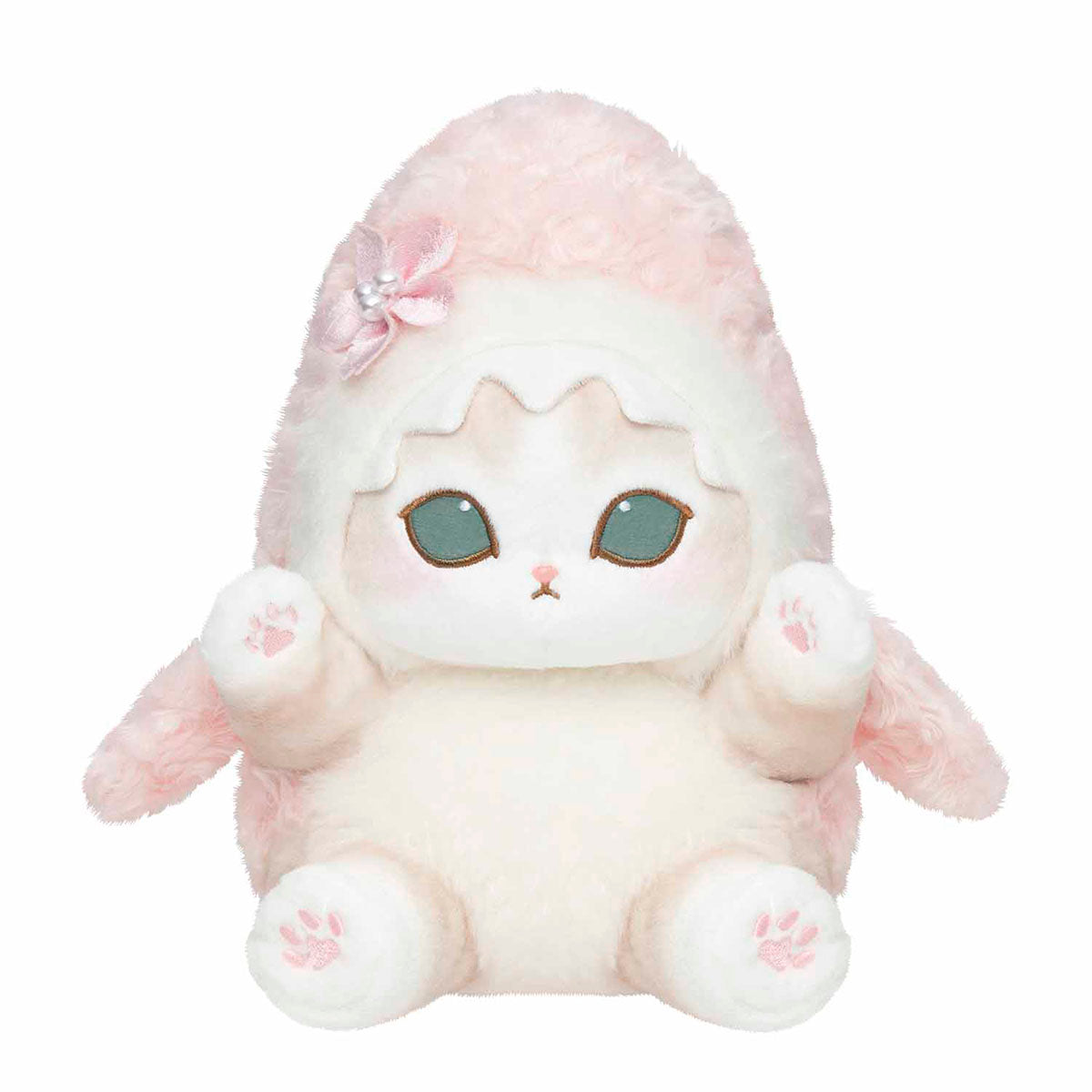 mofusand ぽてぽてサメにゃんぬいぐるみS(さくらピンク) | mofusand