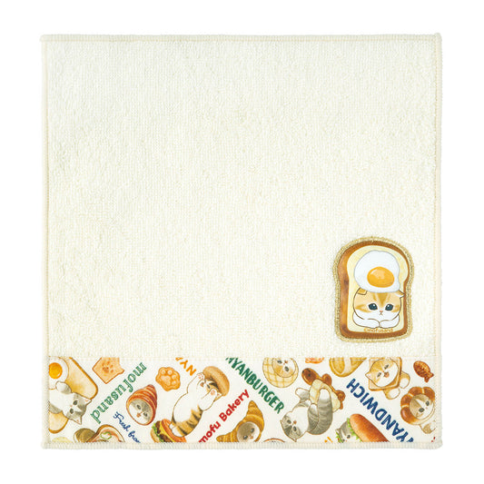 mofusand Mofumofu Bakery Hand Towel (Fried Egg Toast)