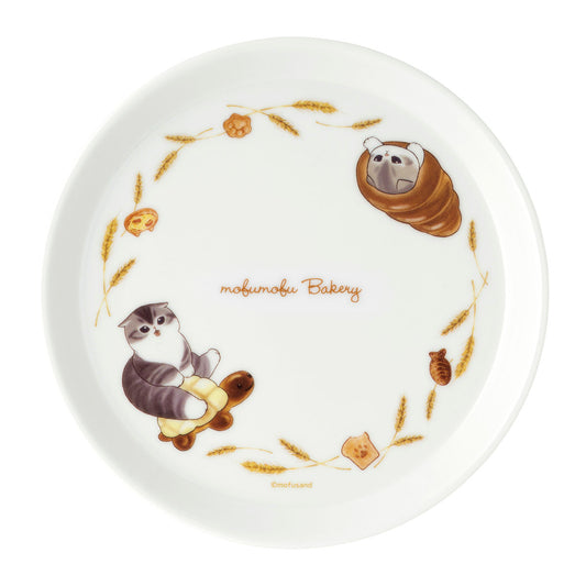 mofusand Mofumofu Bakery Toast Plate (Turtle Bread & Cornet)