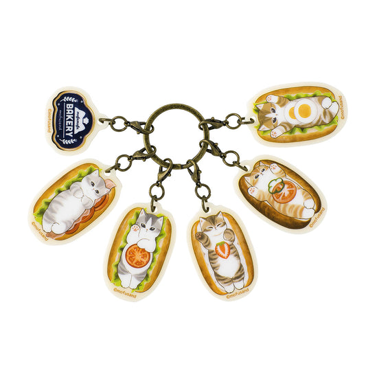 mofusand Mofumofu Bakery 6-Piece Acrylic Charm Set (Sandwich)