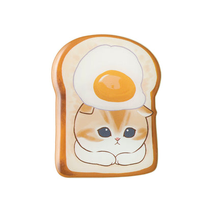 mofusand Mofumofu Bakery 볼록 빵 마그넷 (계란후라이 식빵)
