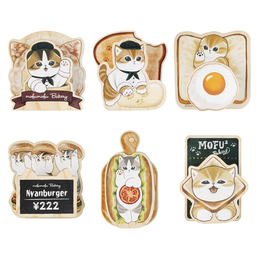 mofusand Mofumofu Bakery Trading Wood Clip (All 6 Types)