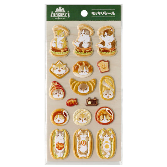 mofusand Mofumofu Bakery Squishy Stickers (Green)