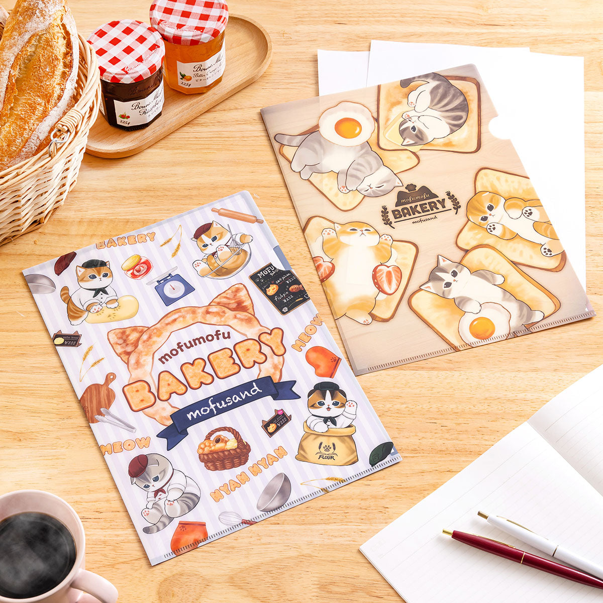 mofusand Mofumofu Bakery 클리어 파일 (점원)