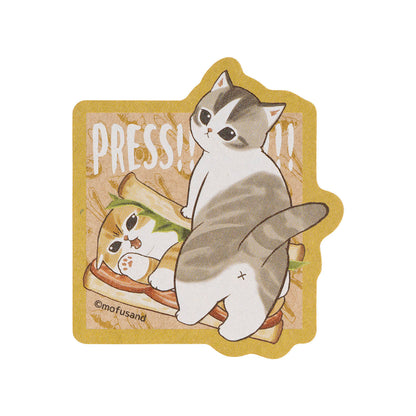 mofusand もふもふベーカリー スマホに貼れるサイズのステッカー(プレス！！)