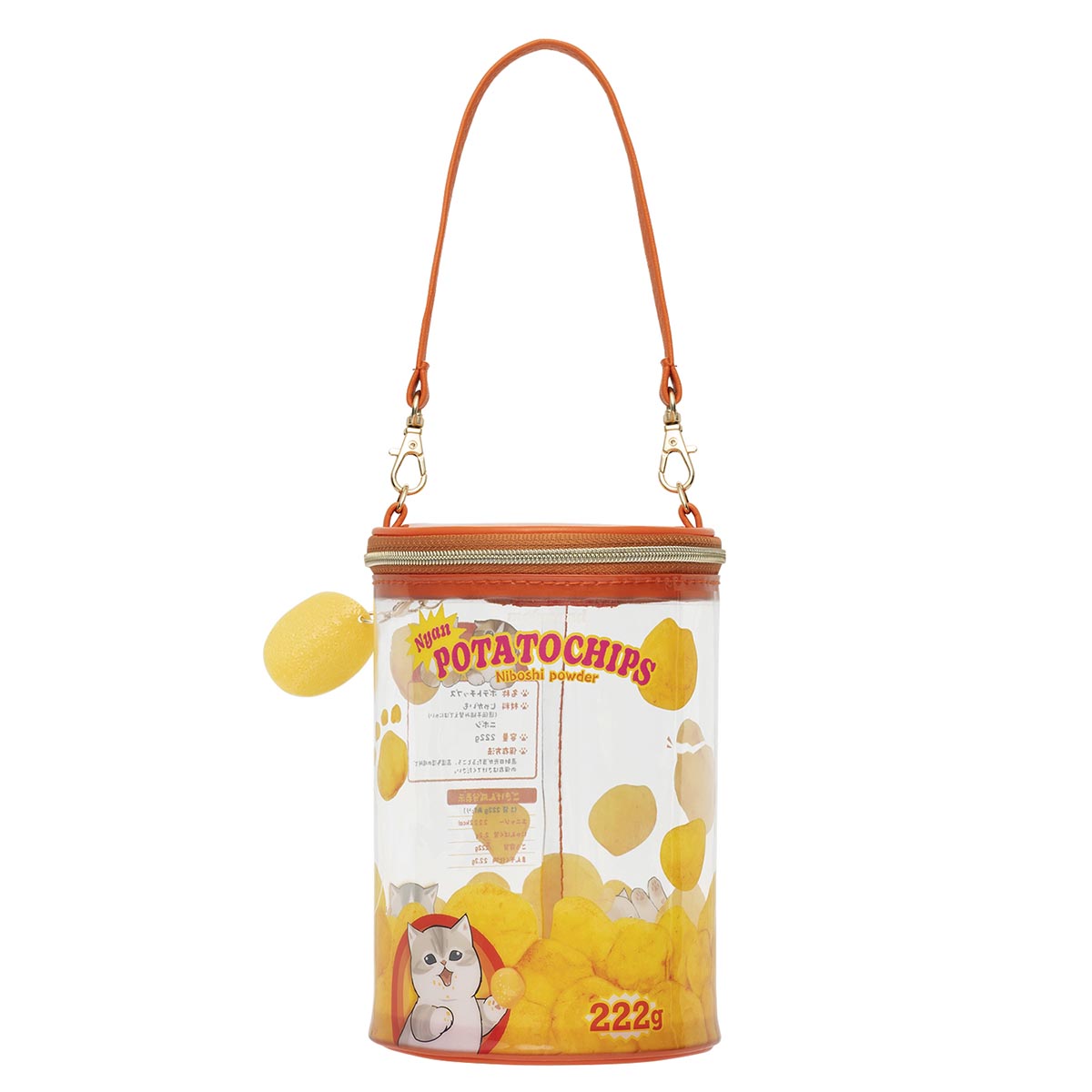 mofusand 自堕落にゃん ポテチまみれなマスコットポーチ