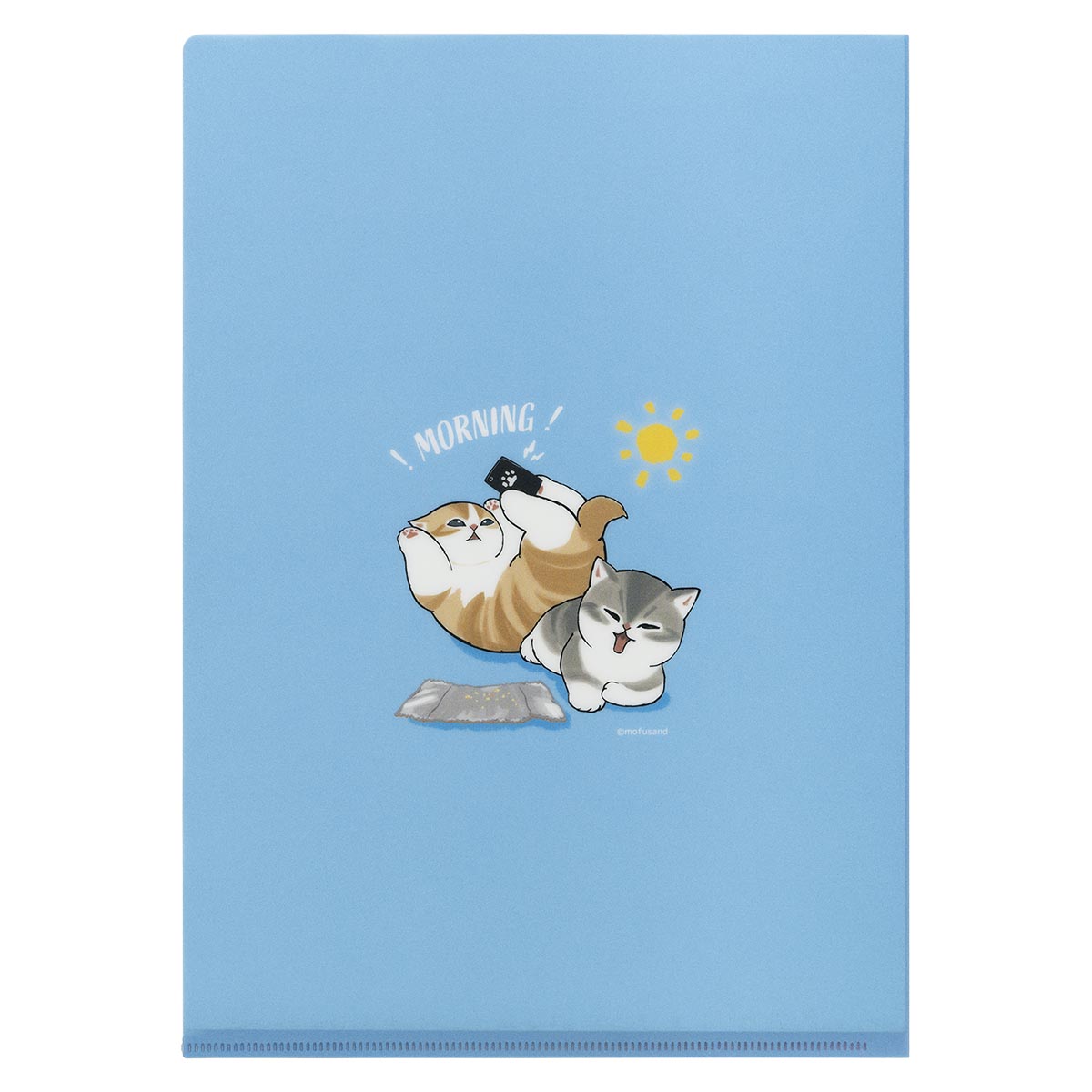 mofusand 自堕落にゃん クリアファイル(夜ふかしミッドニャイト)