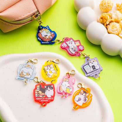 mofusand 自堕落にゃん トレーディング繋がるアクリルチャーム(全8種)