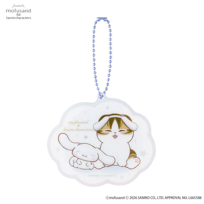 mofusand×サンリオキャラクターズ トレーディングアクリルミニミラーキーホルダー(全6種)