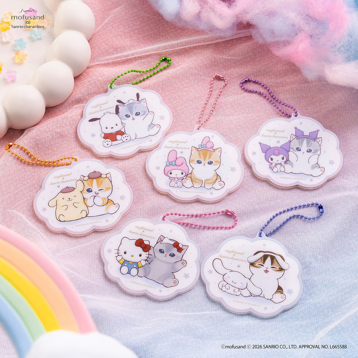 モフサンドセットタグ付きあり　サンリオコラボ　ストラップ他 mofusand×サンリオキャラクターズ | mofusandもふもふマーケット