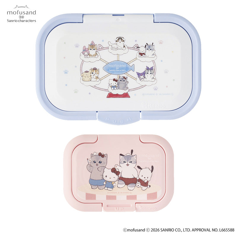 mofusand×三丽鸥 Bitatto一键开迷你盖2个装 (游乐园)