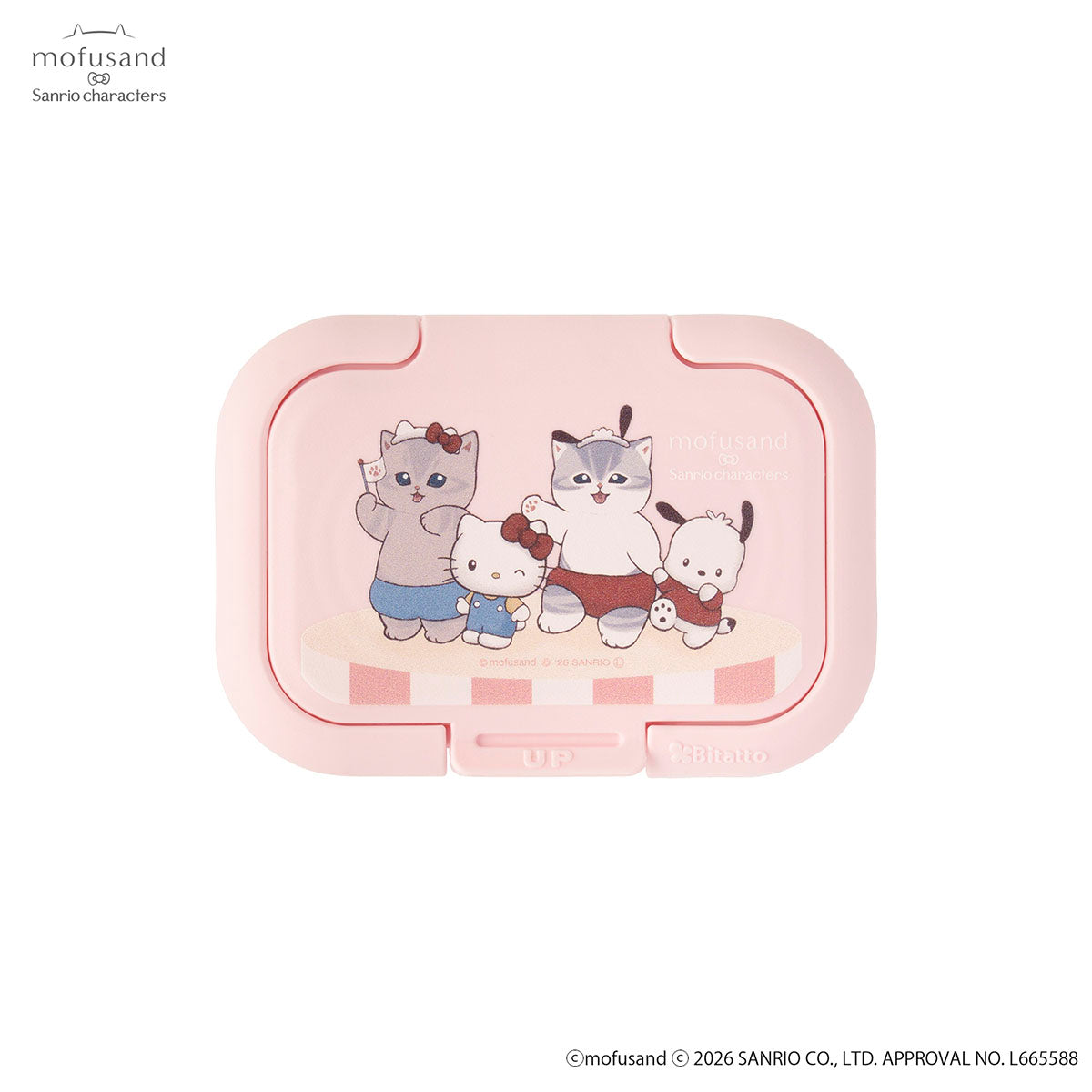 mofusand×三丽鸥 Bitatto一键开迷你盖2个装 (游乐园)