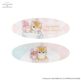mofusand×サンリオキャラクターズ オーバル2個セットクリップ(マイメロディ)