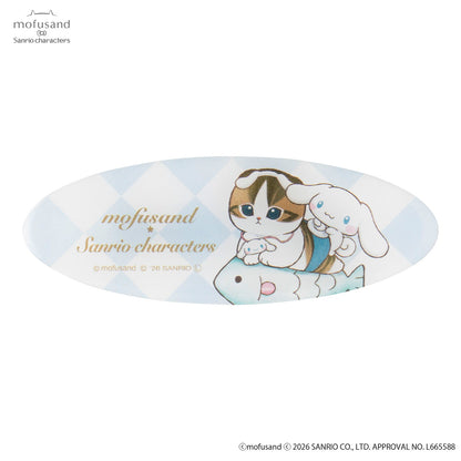 mofusand×サンリオキャラクターズ オーバル2個セットクリップ(シナモロール)