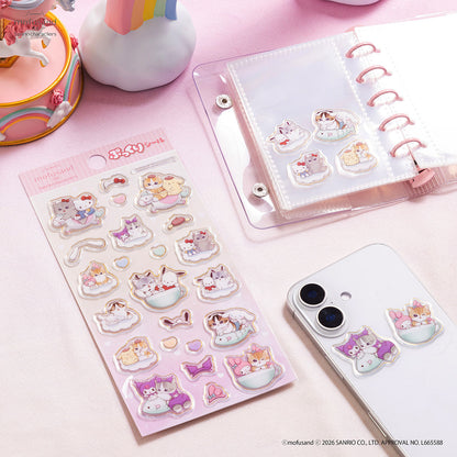 mofusand×三丽鸥 立体贴纸