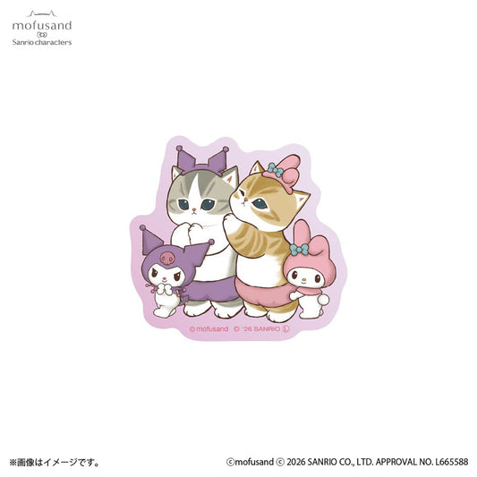 mofusand×三丽鸥 贴纸 (好朋友)