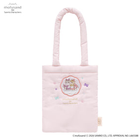 mofusand×サンリオキャラクターズ 日傘が入るサイズのサブトートバッグ(クロミ・マイメロディ)