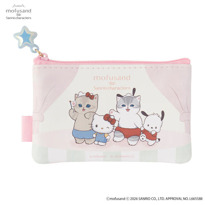 mofusand x Sanrio Characters Pouch Set (2 pcs)