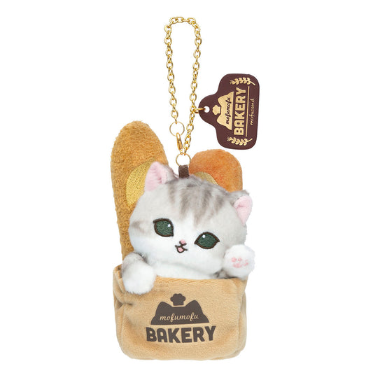 mofusand Mofumofu Bakery Bread Bag Meow Mascot Keychain