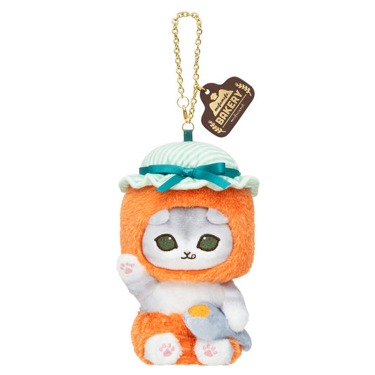 mofusand Mofumofu Bakery Jam Meow Mascot Keychain (Marmalade)
