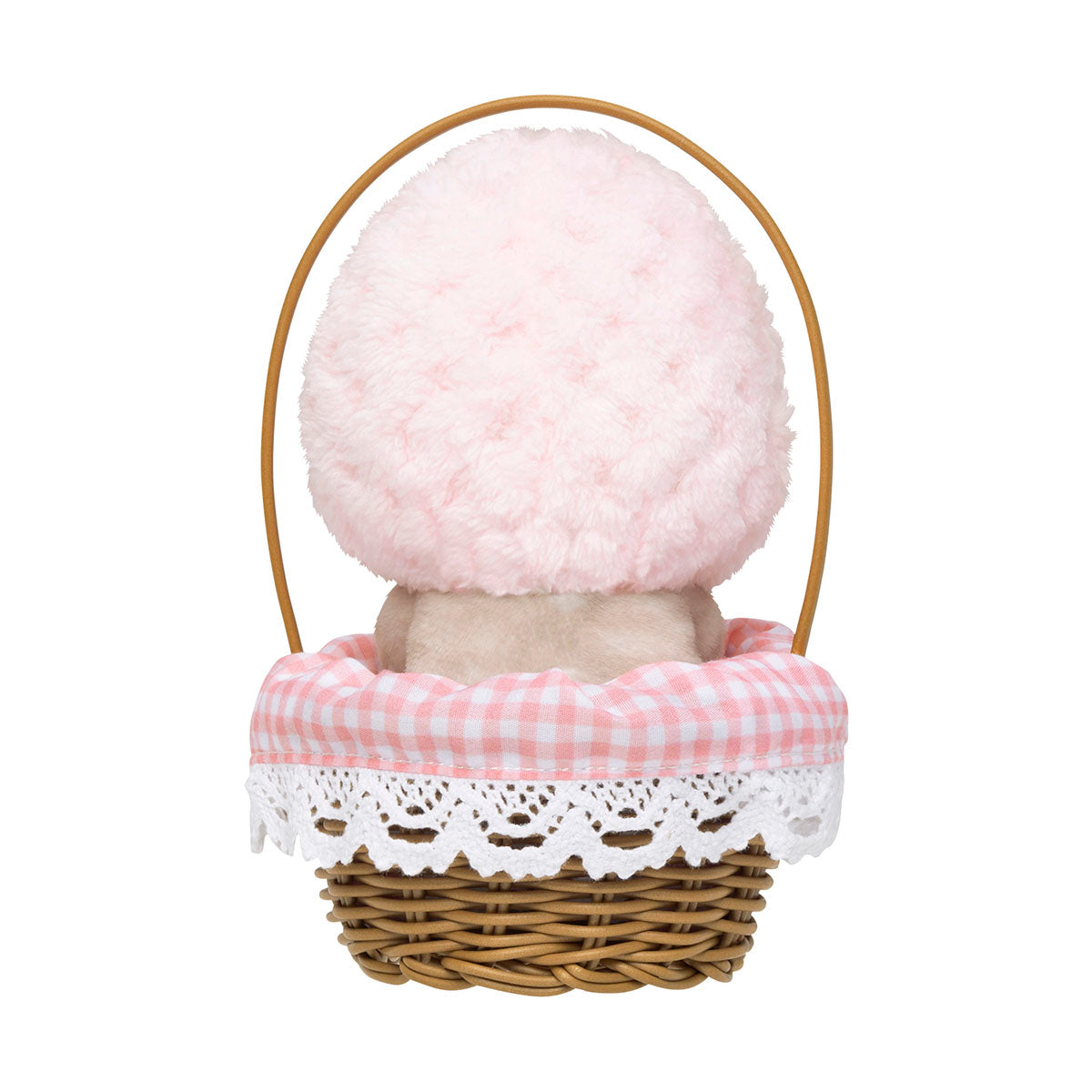mofusand MERCI STRAWBERRY かご入りぬいぐるみ(ピンクいちご