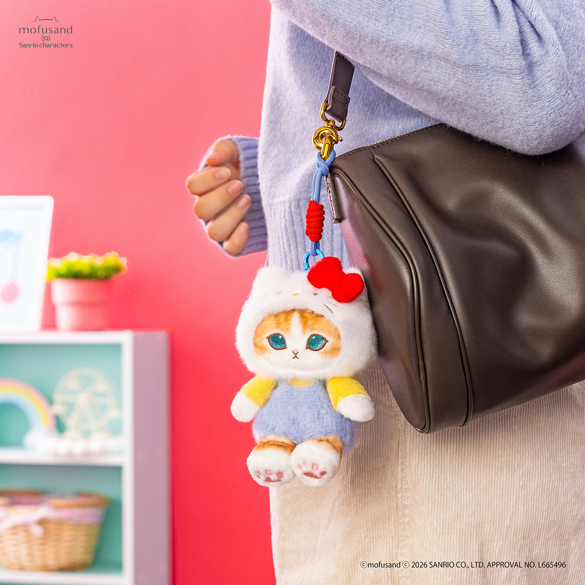 mofusand×サンリオキャラクターズ ぽてふわマスコット(ハローキティ