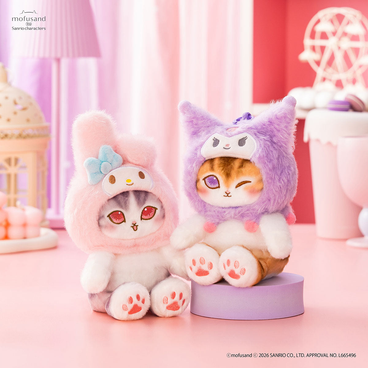 mofusand×サンリオキャラクターズ ぽてふわマスコット(マイメロディ