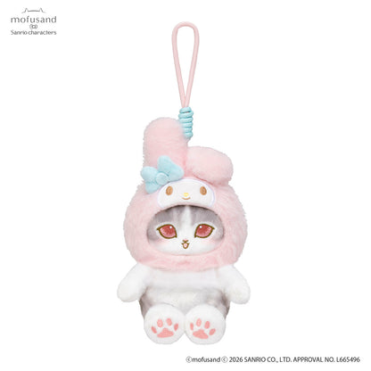 mofusand x Sanrio Characters Plump & Fluffy Mascot (My Melody)