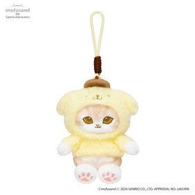 mofusand x Sanrio Characters Plump & Fluffy Mascot (Pompompurin)