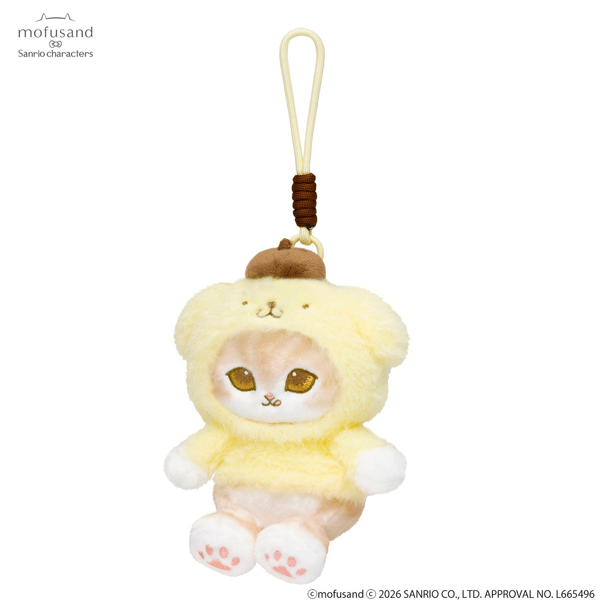 mofusand×サンリオキャラクターズ ぽてふわマスコット(ポムポムプリン