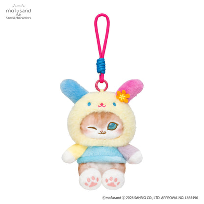 mofusand x Sanrio Characters Plump & Fluffy Mascot (Usahana)