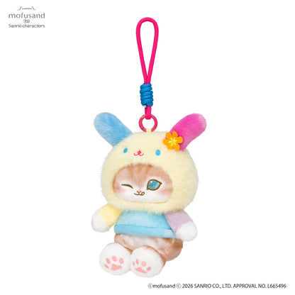 mofusand x Sanrio Characters Plump & Fluffy Mascot (Usahana)