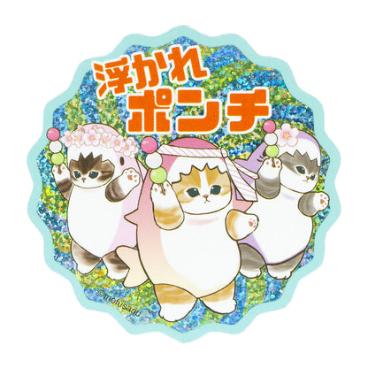 mofusand 樱花鲨鱼猫 全息贴纸盲盒（全8种）