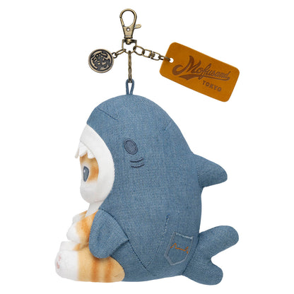 mofusand BOARD SHARK! 데님 상어냥 마스코트 (블루 워시)
