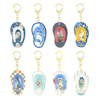 mofusand BOARD SHARK! 트레이딩 비치샌들 열쇠고리 (전8종)